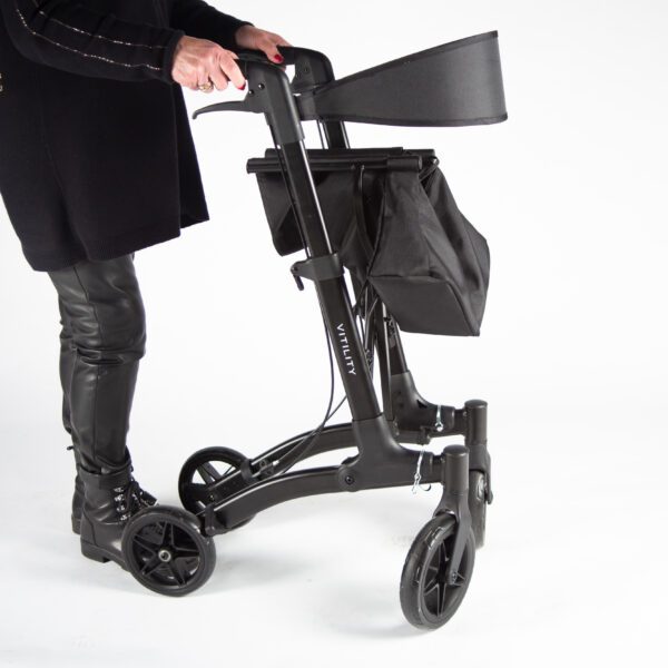 Rollator comfort - charcoal zwart - Afbeelding 8